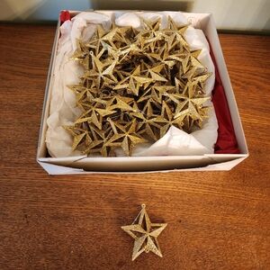 54 Piece Set Of 3D Gold Stars